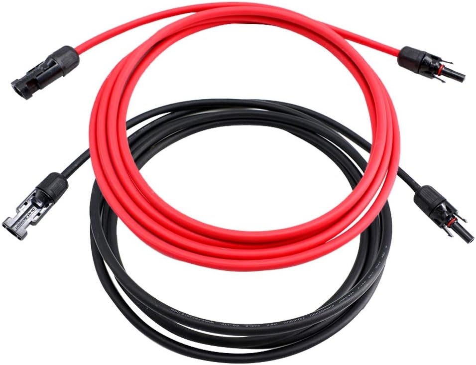 10 AWG 40 Feet Solar Extension Cable with Female and Male Connector D1336
