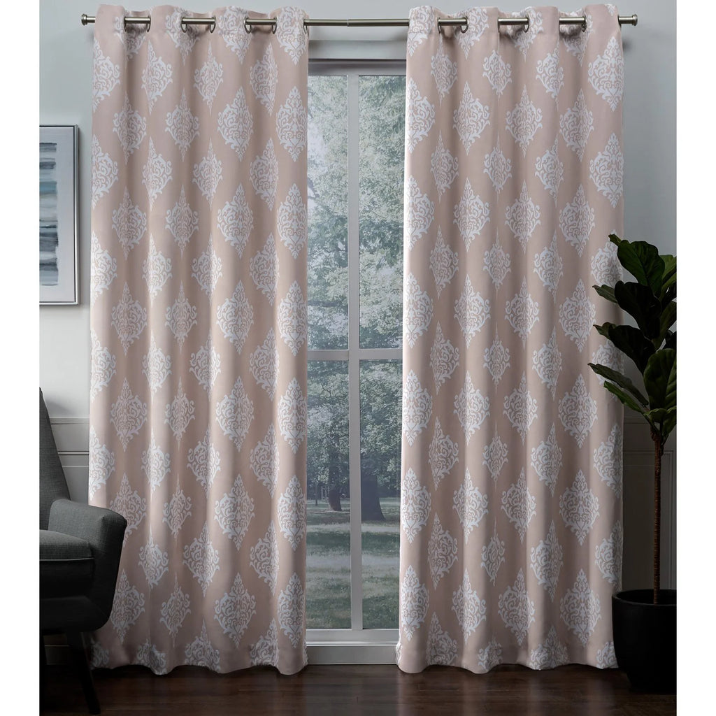 Blackout Grommet Curtain Panel Pair V76186
