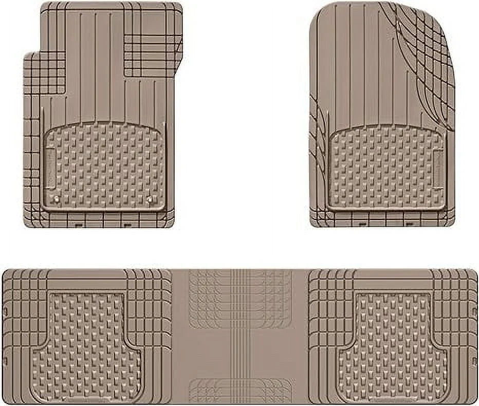 Trim-to-Fit Floor Mat 3-Piece Set Tan G641