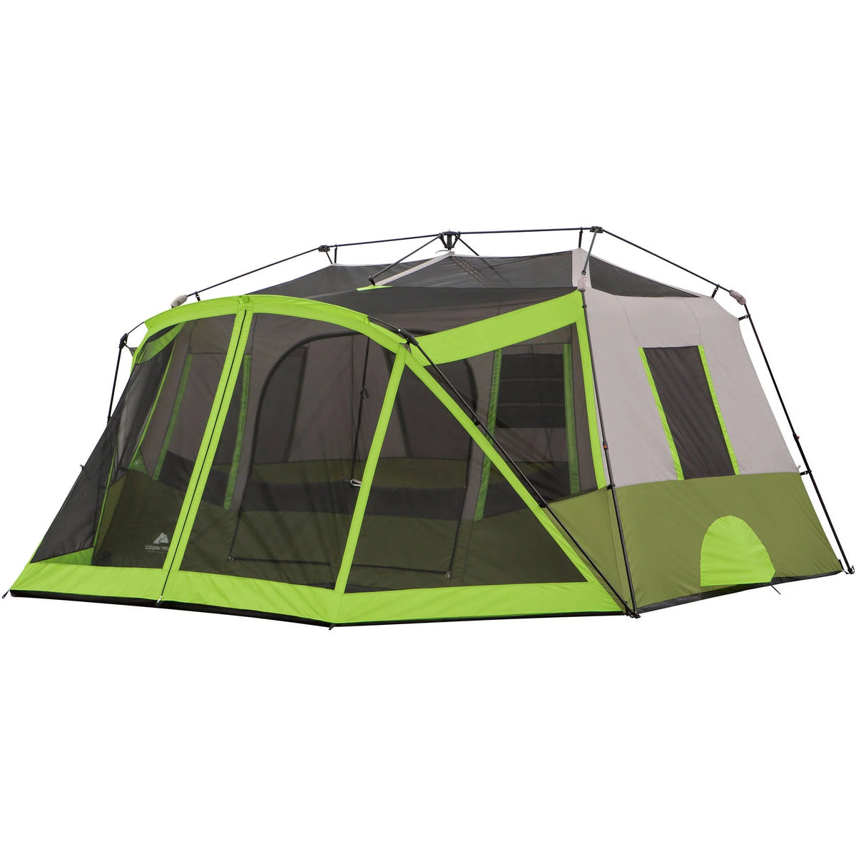14' x 13.5' 9 Person 2 Room Instant Cabin Tent with Screen Room Z804