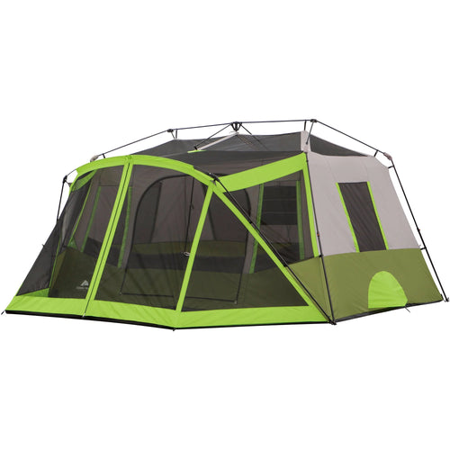 14' x 13.5' 9 Person 2 Room Instant Cabin Tent with Screen Room Z804