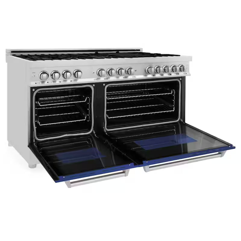 9-Burner Double Oven Dual Fuel Range in Stainless Steel H85847