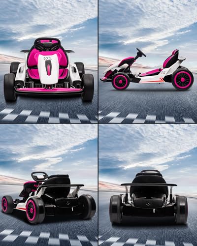 Red Electric Drift Go Kart W355