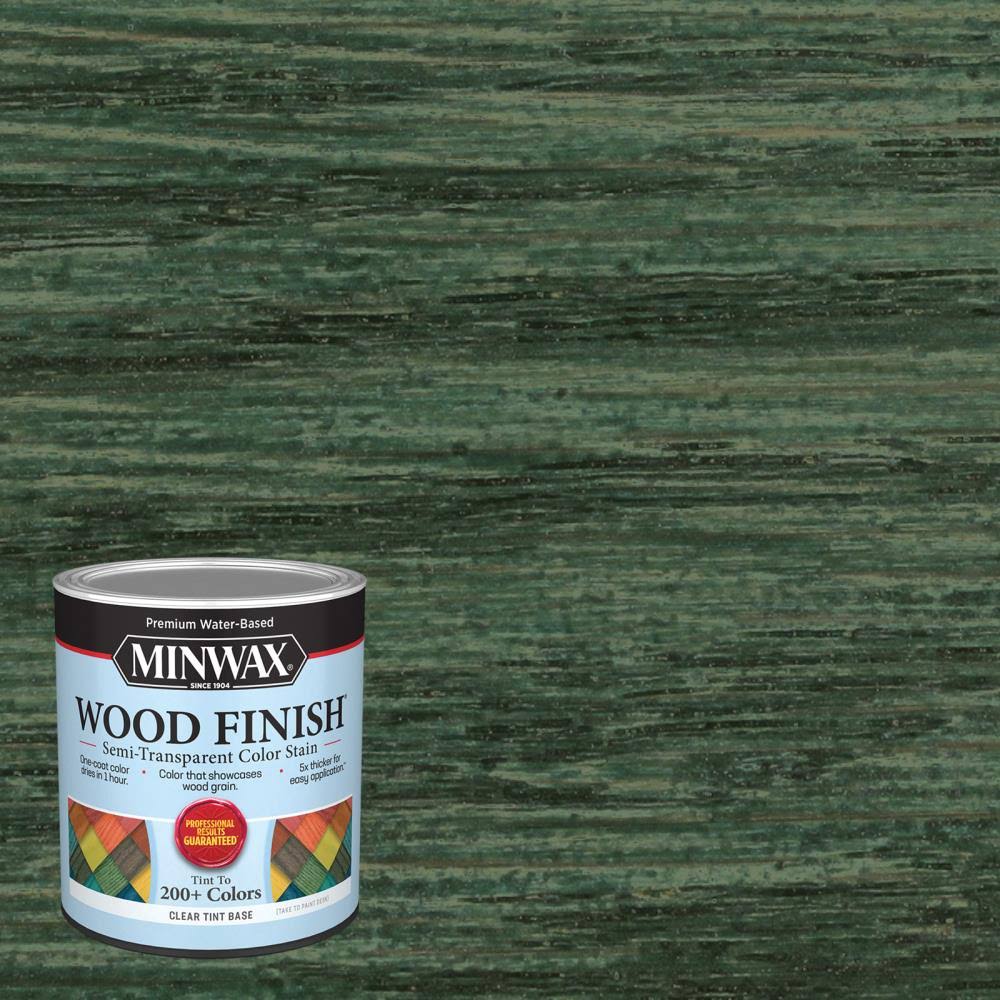 Water-Based Interior Wood Stain (1-Quart) in Green R797861