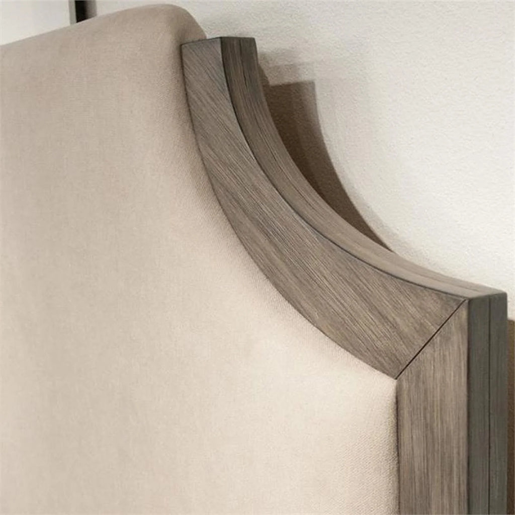 Upholstered Queen Panel Bed R579