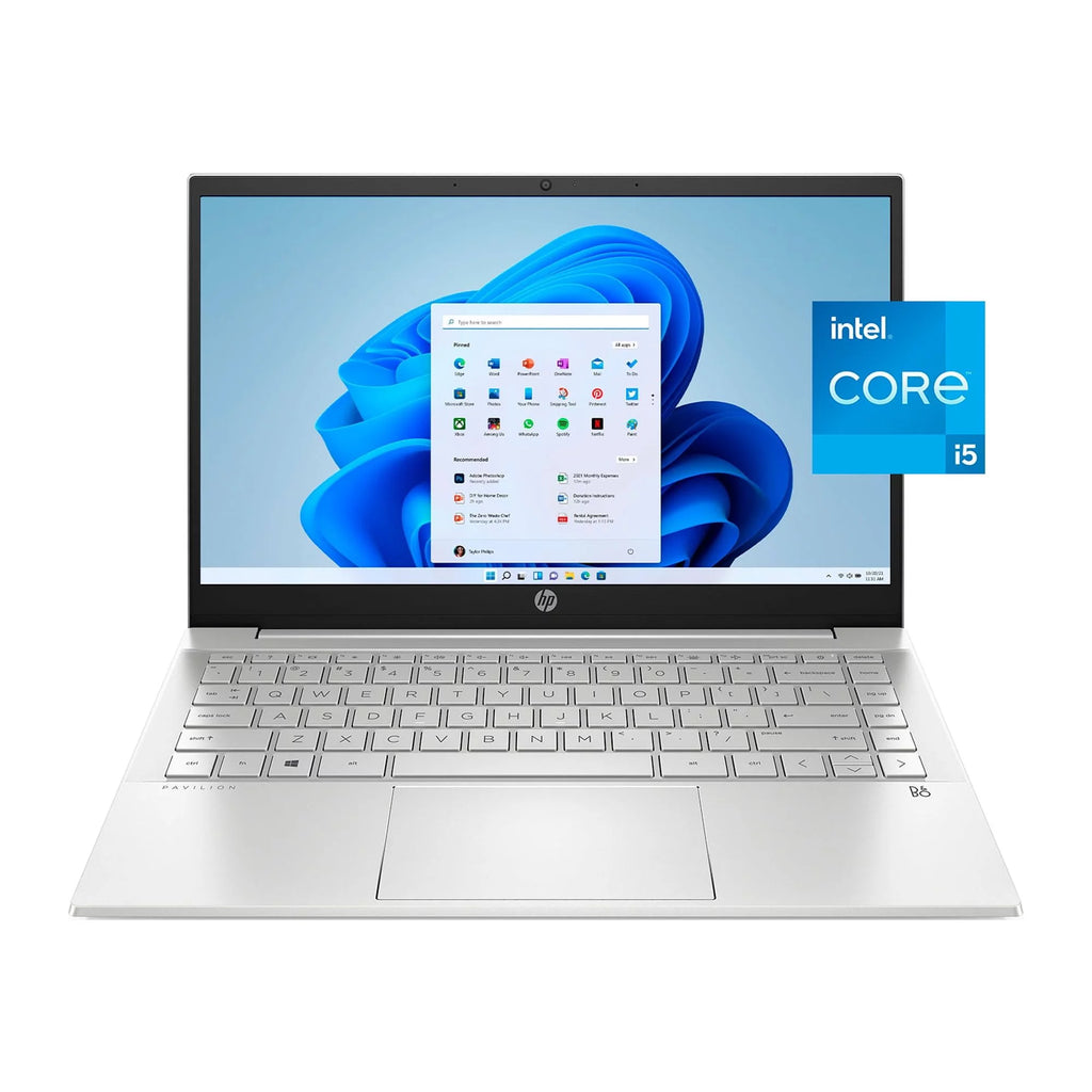 14" FHD IPS Core i5-1135G7 8GB RAM 256GB SSD Silver Windows 10 Home Laptop B5634