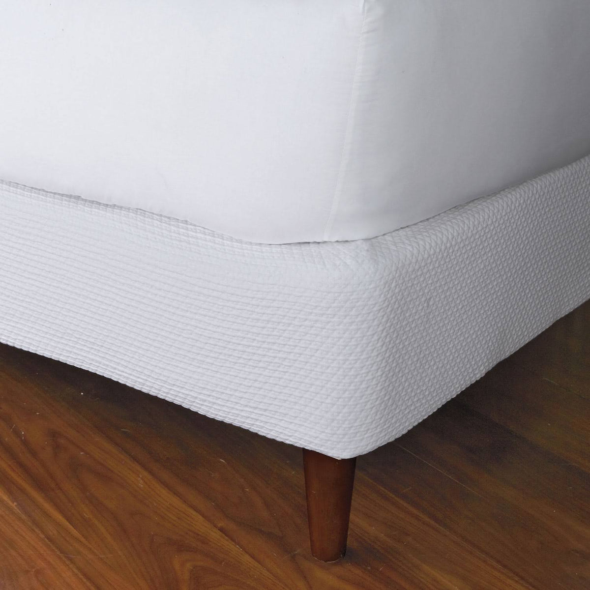 King Egyptian Cotton Matelasse Box Spring Cover I105