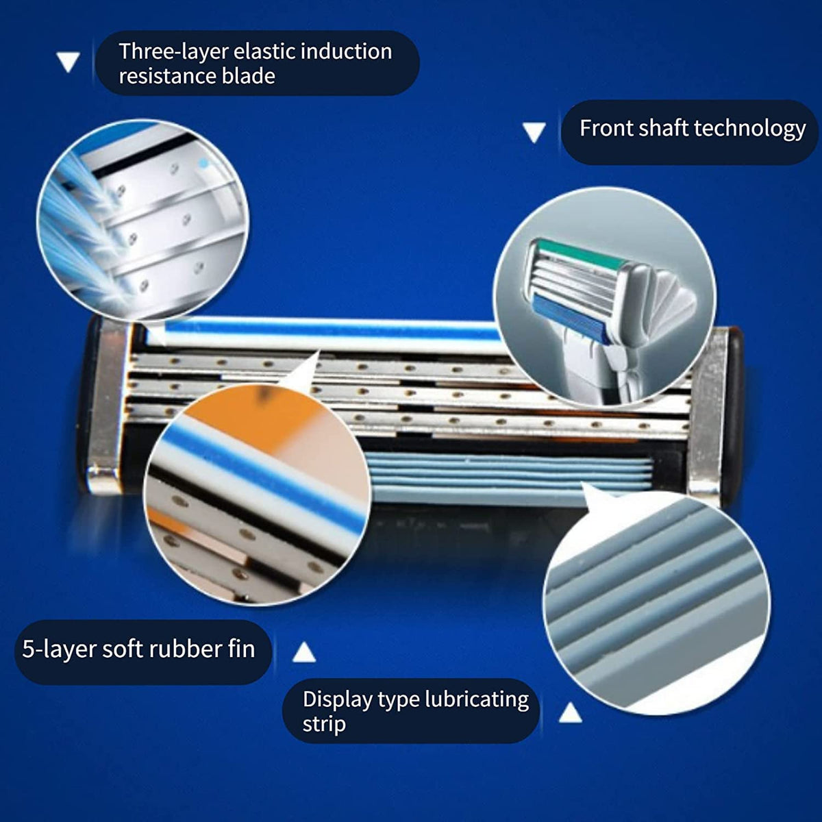 Precision Cut Stainless Steel Razor Blades Refills Y5634