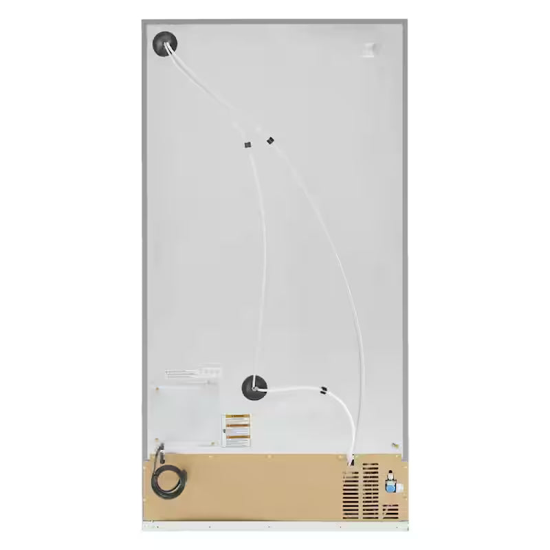 21 cu. ft. Side by Side Refrigerator Stainless Steel Counter Depth U505