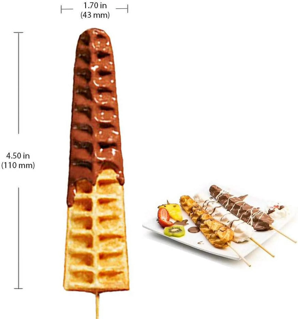 Nonstick Stainless Steel Stick Waffle Maker (6 Small Waffles) H620616