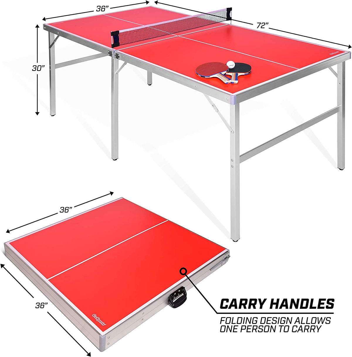 Mid Size Table Tennis Ping Pong Game Set A6982