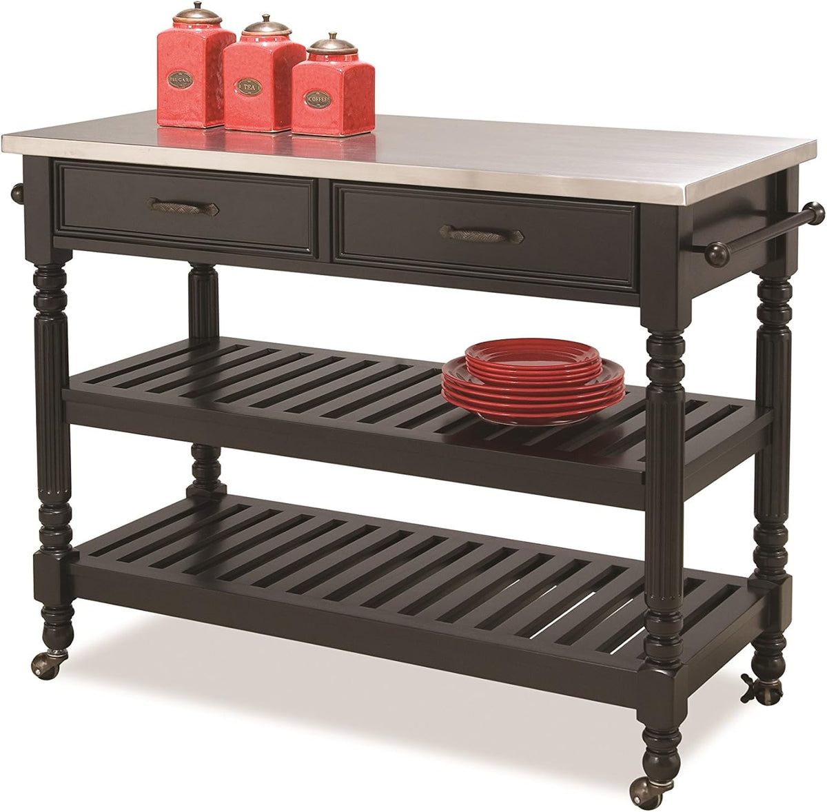Black Kitchen Cart D5558