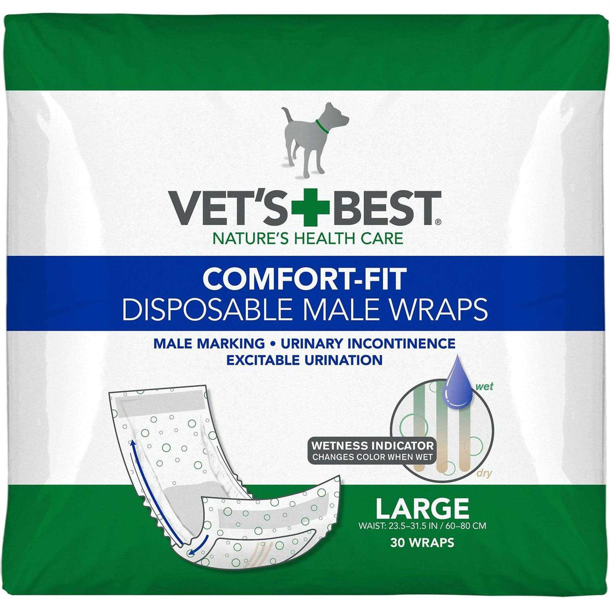 Disposable Male Dog Wraps O7832