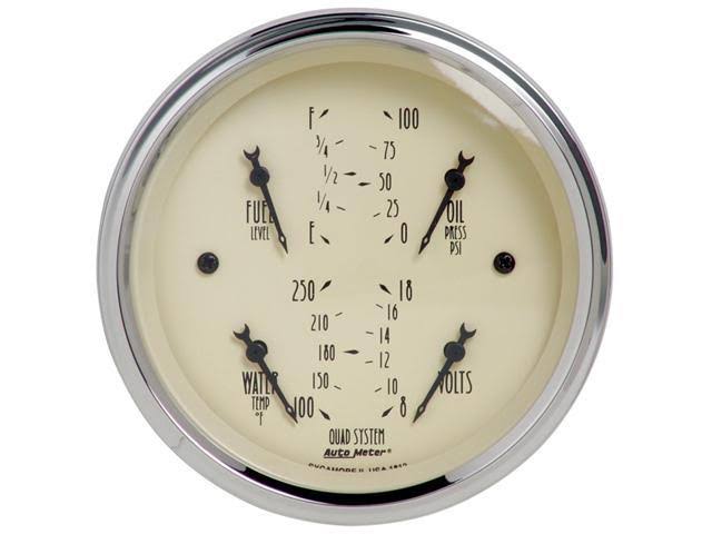 Antique Beige Quad Gauge Q596833