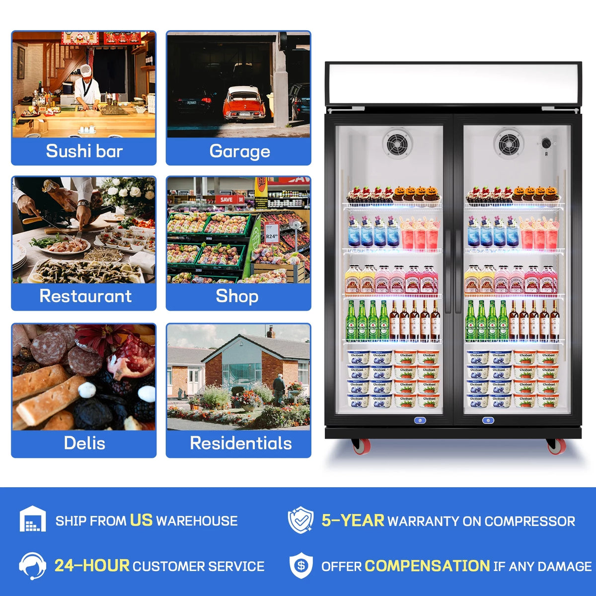 38.5 Cu.Ft Merchandising Refrigerator N58341