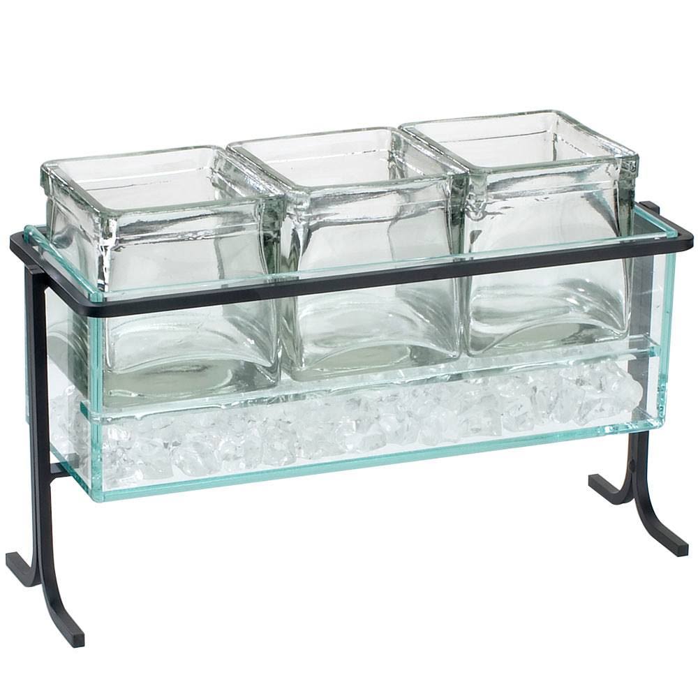 Black Iron Condiment Display N35984