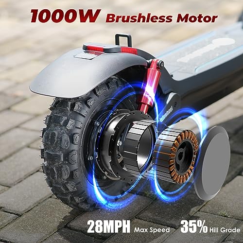 Electric Scooter 11" Off Road Tires 1000W Motor Foldable N9055