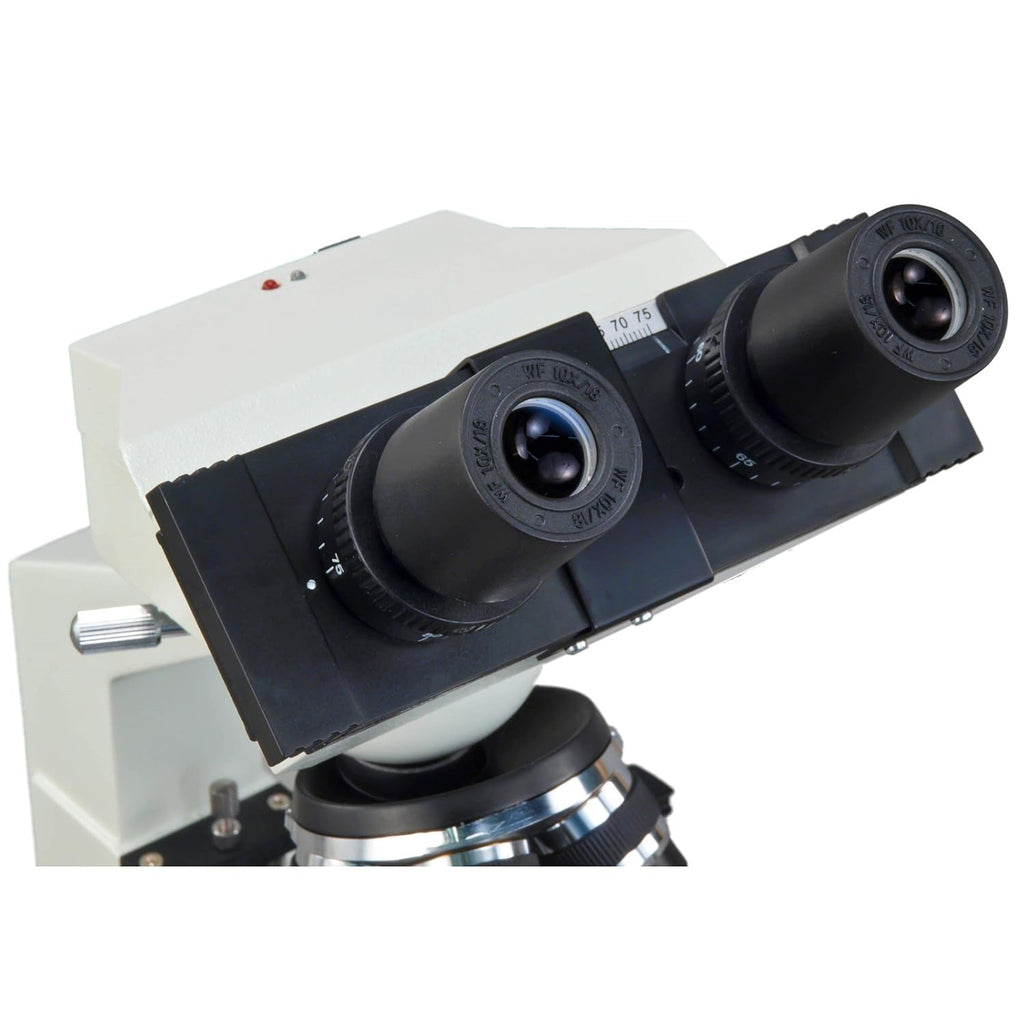 40X-2000X Digital LED Compound Microscope with Built-in 1.3MP Camera and Double Layer Mechanical Stage I8190