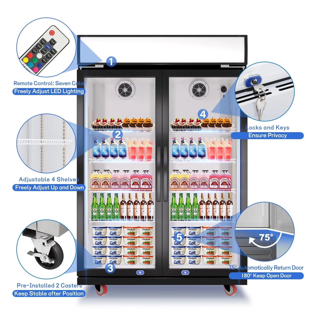 38.5 Cu.Ft Merchandising Refrigerator N58341