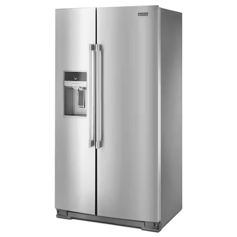 21 cu. ft. Side by Side Refrigerator Stainless Steel Counter Depth U505
