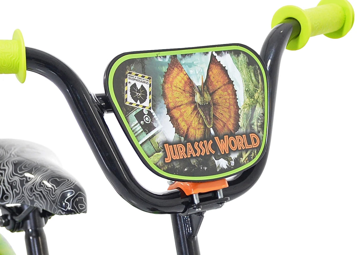 Green and Orange 12-inch Boy's Bicycle with Training Wheel L922