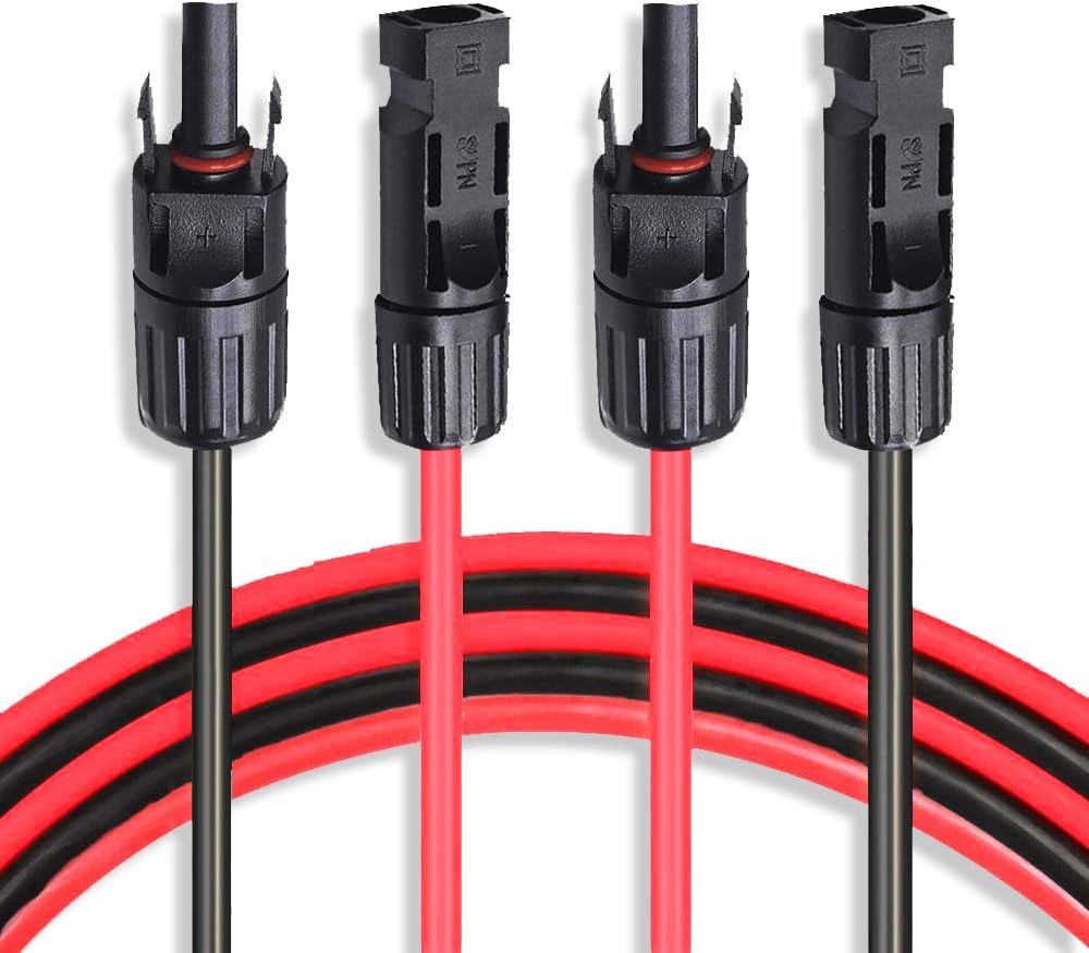 10 AWG 40 Feet Solar Extension Cable with Female and Male Connector D1336