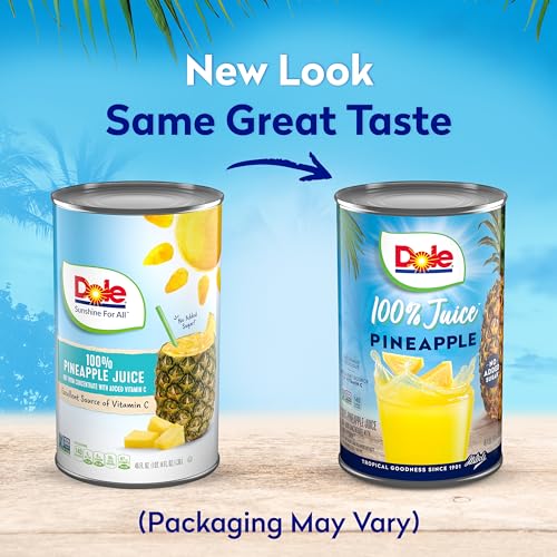 100% Pineapple Juice, 46 Ounce Cans (Pack of 6) T33756