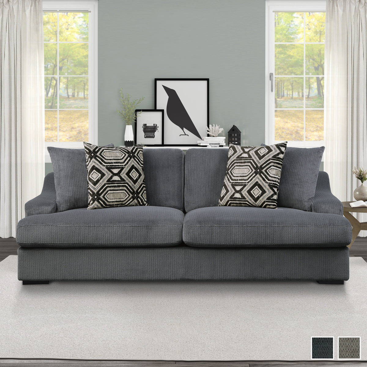 Light Grey Living Room Sofa Z8561