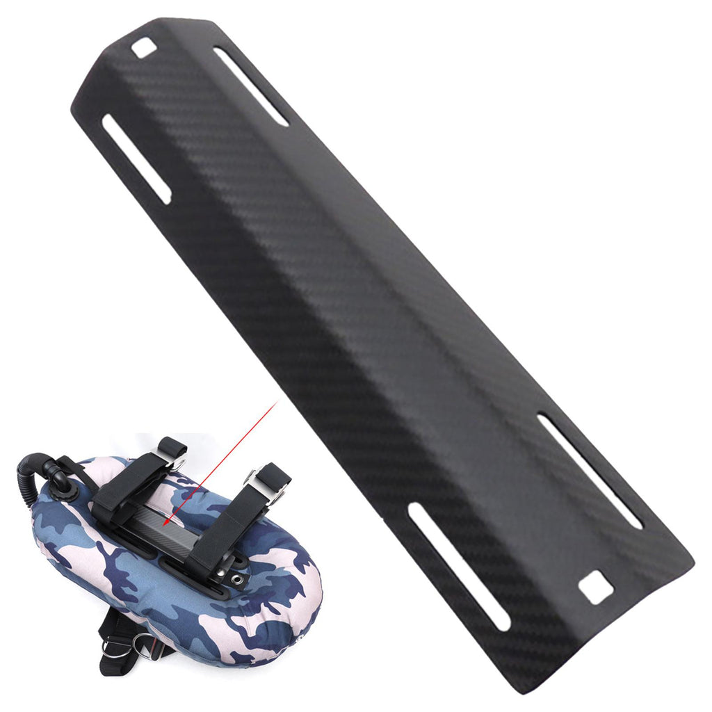 Carbon Fiber Single Tank Adapter for Scuba Diving BCD Backplate R6760