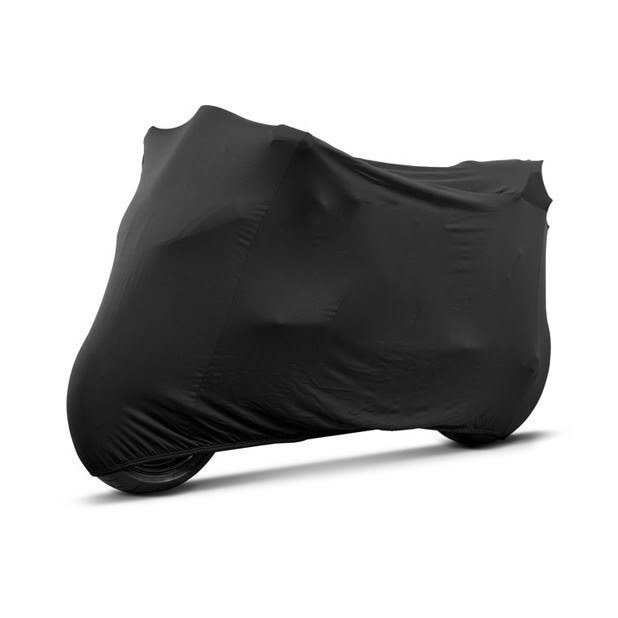 Black Motorcycle Tarpaulin Cover H6405