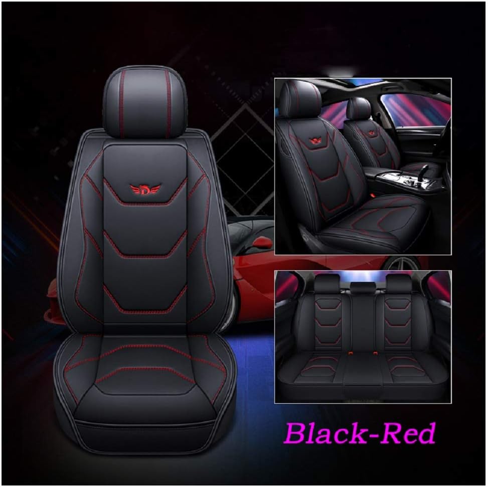 PU Leather Car Seat Covers 5 Seats Full Set G853