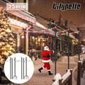 String Light Poles Stand for Outside, 2 Pack, 9 FT x 25 mm J6871
