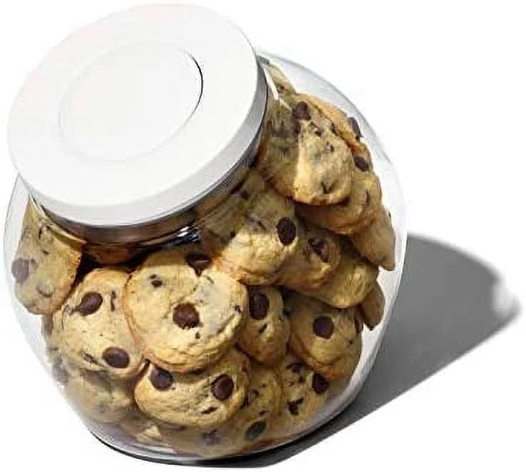 White 3.0 Qt Airtight Cookie Jar R678