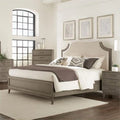 Upholstered Queen Panel Bed R579