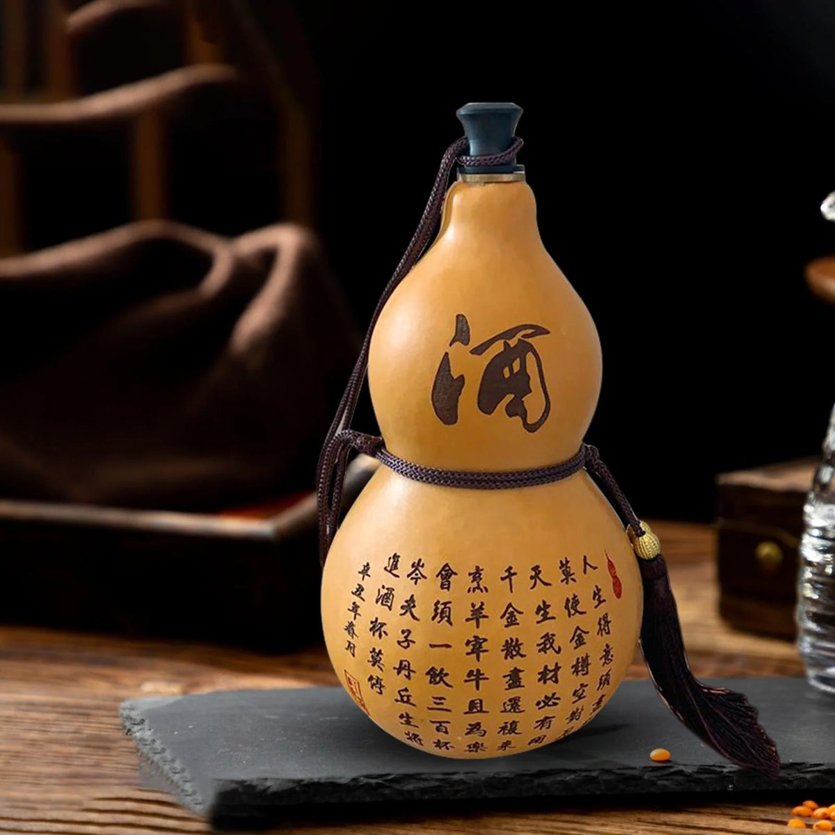 Portable Gourd Water Bottle Calabash Kettle Teapot M18663