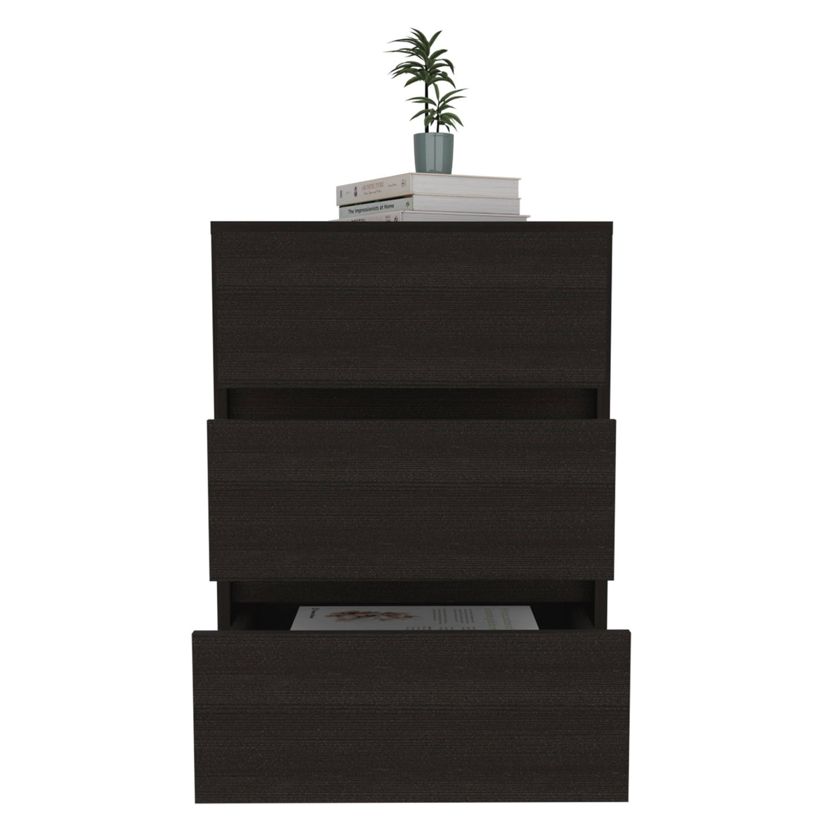 White 3 Drawer Filing Cabinet G60409