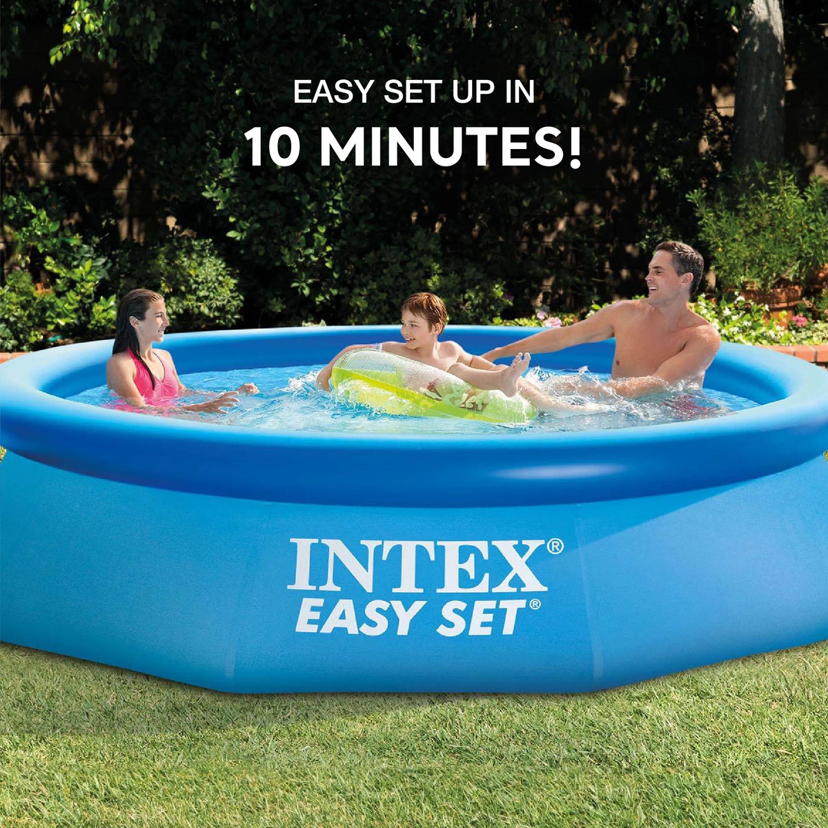 10 Ft x 30 In Inflatable Round Swimming Pool A24021
