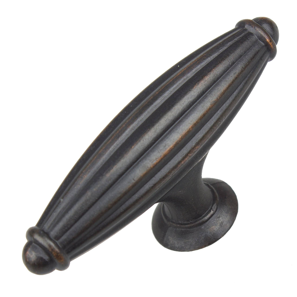 2.625 inch Fluted Cabinet Knob 25 Pack, Oil Rubbed Bronze Finish M54335