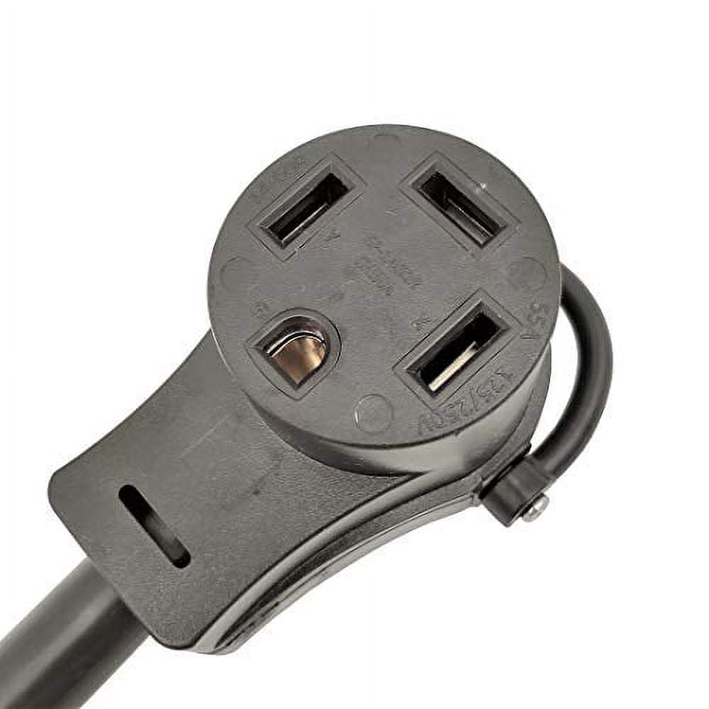 Adapter Cord 4 Prong Dryer Plug 14-30P to 14-60R Welder Receptacle, 30A, 125V/250V 1.5FT T997867