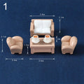 Miniature Soft Sofa Pretend Play Toy U5249