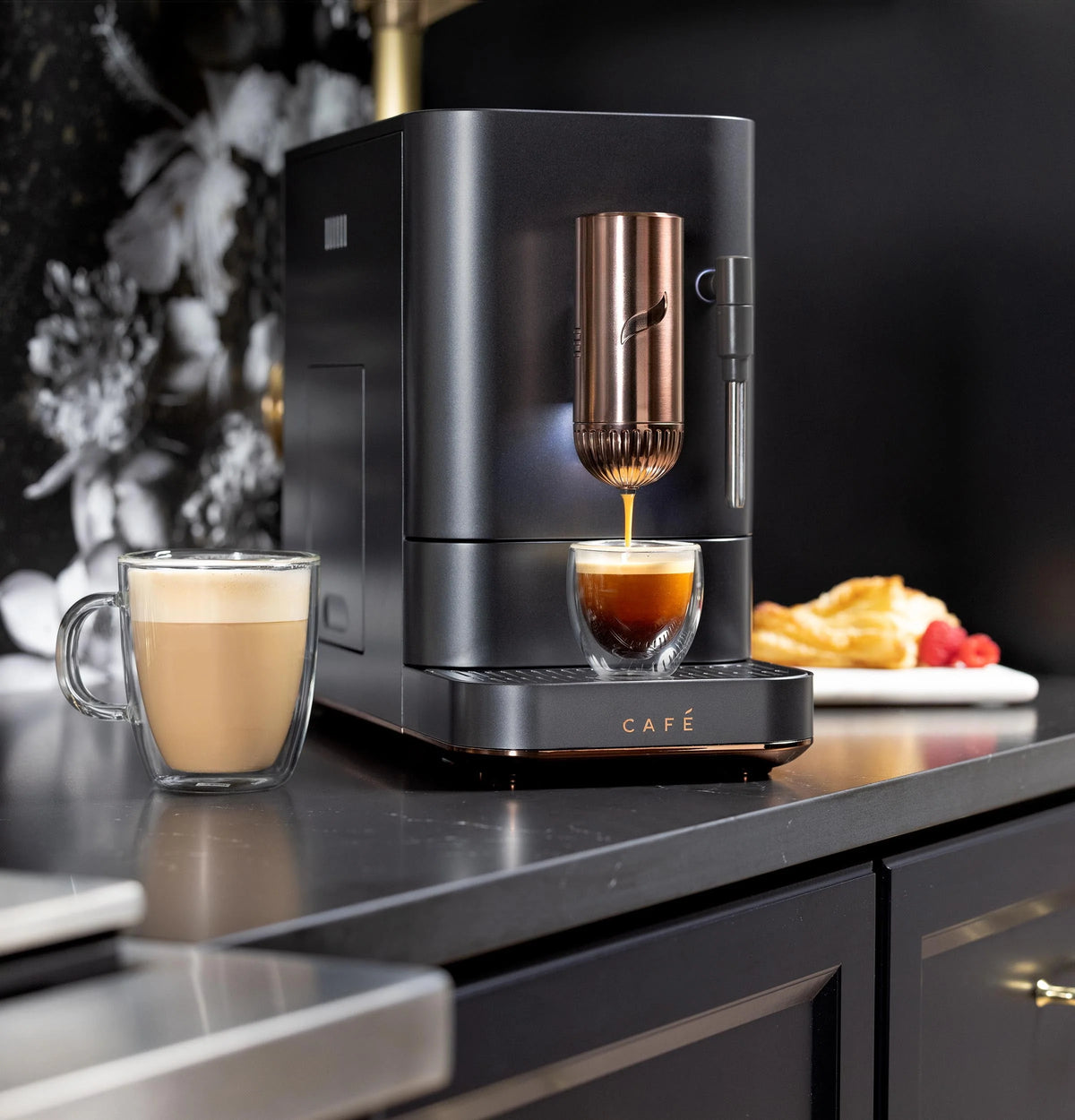 Automatic Espresso Machine with Milk Frother and Bean Grinder R223