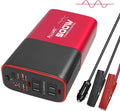 500W Pure Sine Wave Power Inverter DC 12V to AC 110V Car Inverter with Type C PD18W/12V DC Output/4.8A Dual USB Charging Ports and 2 AC Outlets Pack of 2 Q8681