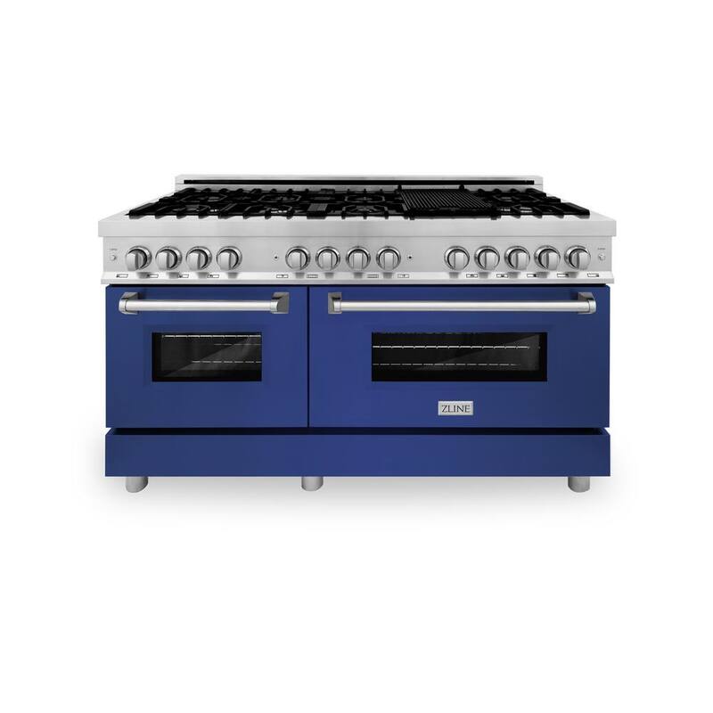 9-Burner Double Oven Dual Fuel Range in Stainless Steel H85847