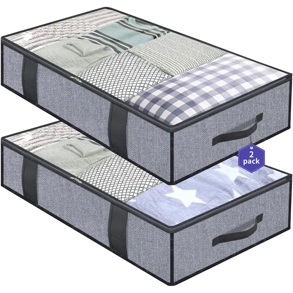 Breathable Zippered Storage Bag with Clear Window J289