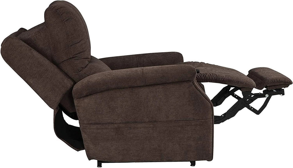 Brown Fabric Recliner V988