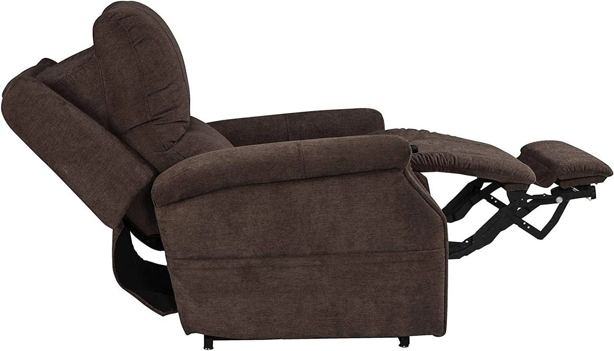 Brown Fabric Recliner V988