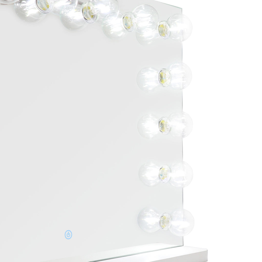 White Vanity Mirror with Smart Sensor Switch E616