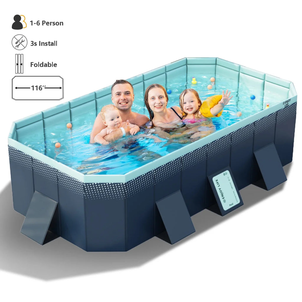 Foldable Non-Inflatable Above Ground Pool O18254