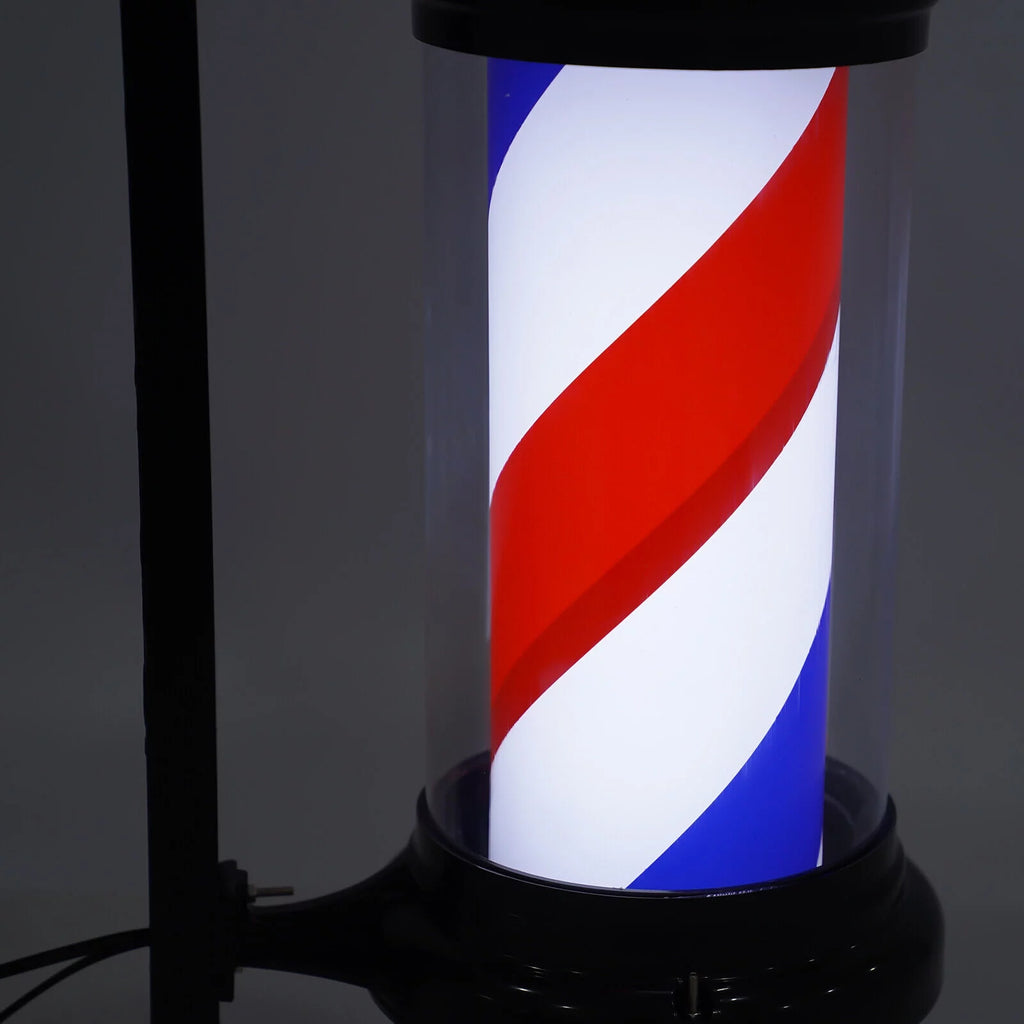 28" Rotating Barber Shop Pole Light B305622