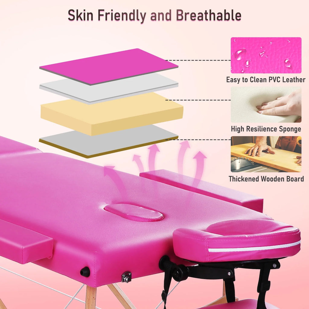 Portable Adjustable Height Massage Table 496LB R24306